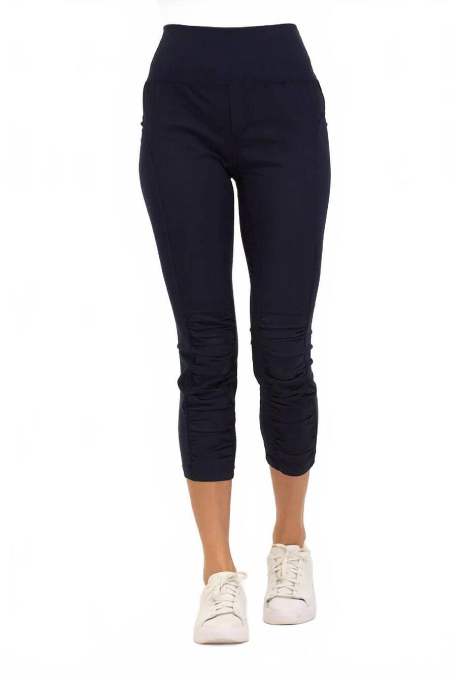 NEW WEARABLES high waist jetter pants in navy